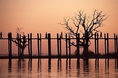 U-Bein Bridge, Amarapura, Myanmar