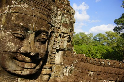 Bayon Temple at Angkor, Siem Reap, Cambodia